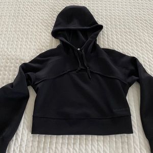 EUC Lululemon Get Centered Hoodie, Black, Size 10